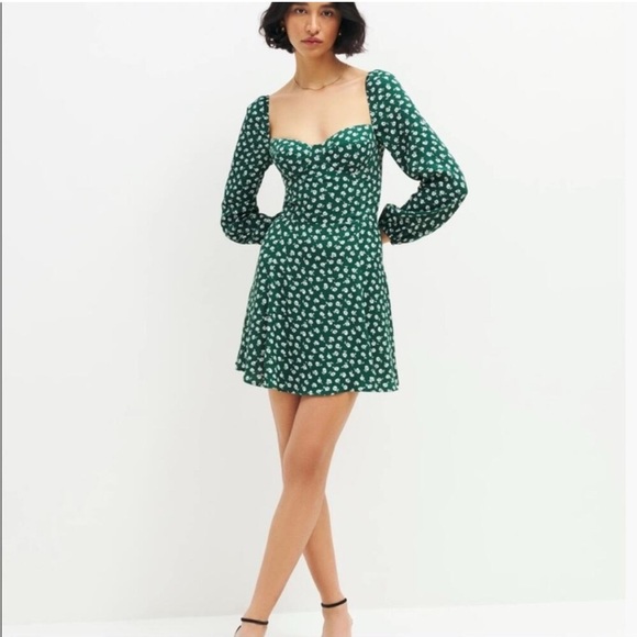 Reformation floral print mochi mini dress - Picture 1 of 5